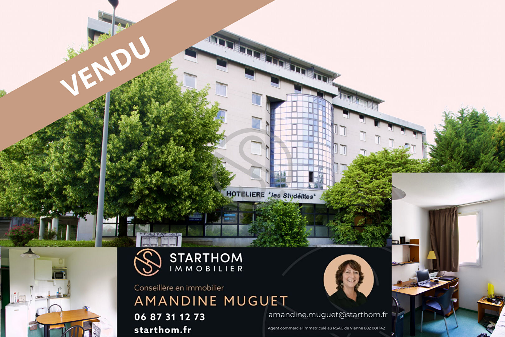 Appartement – 1 pièce(s) – 19.01 m2