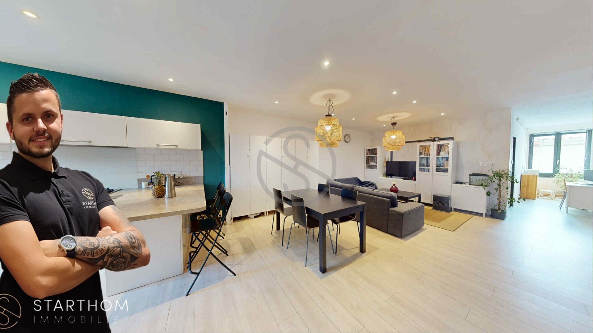 Appartement La Cote Saint Andre 4 pièce(s) 96 m2