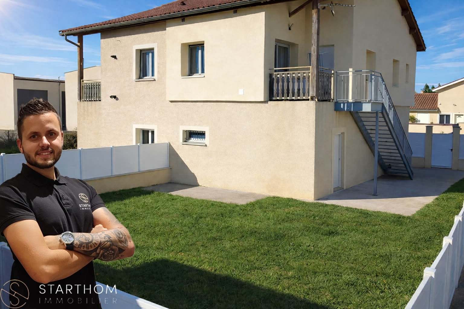 Appartement  DUPLEX Marcilloles 5 pièce(s) 110 m2